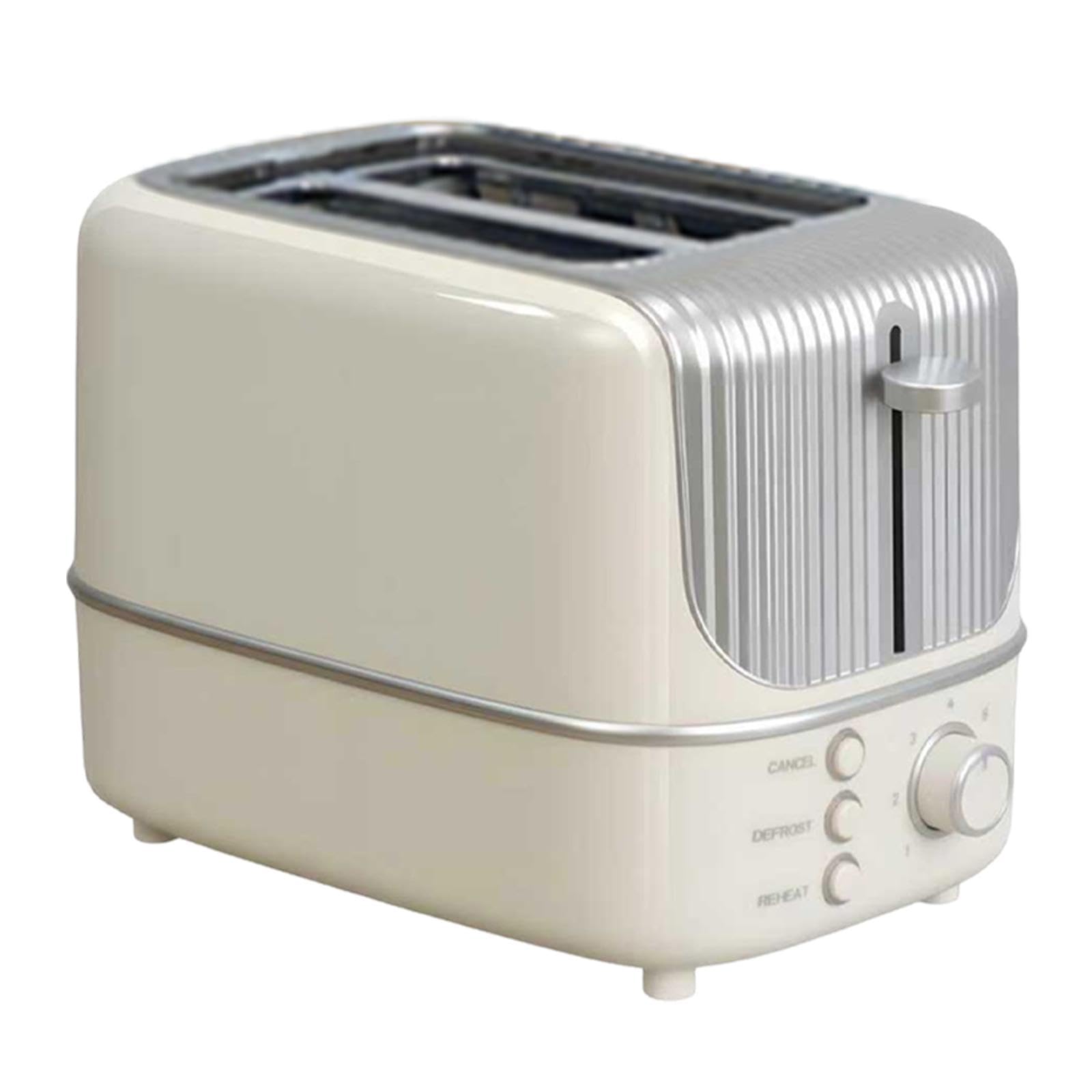 2 Slice Toaster, Home Use Compact Breakfast Machine with 9 Browning Settings Beige| Kitchen Dining & Bar | Small Kitchen Appliances | Toasters-image-11