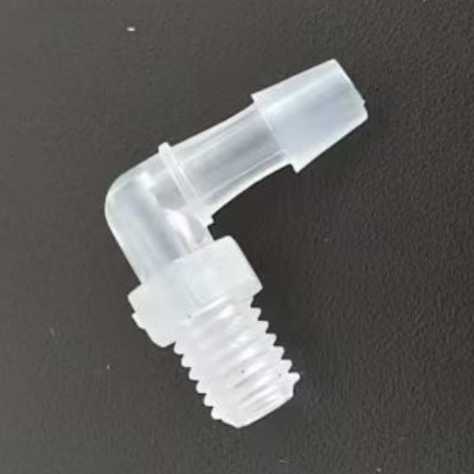 Hose Barb Fittings M5 Male Thread Adapter Pipe Connector for Laboratory and Food Machinery - 50 Pack(3.2mm 1/8inch M5 L-Type)