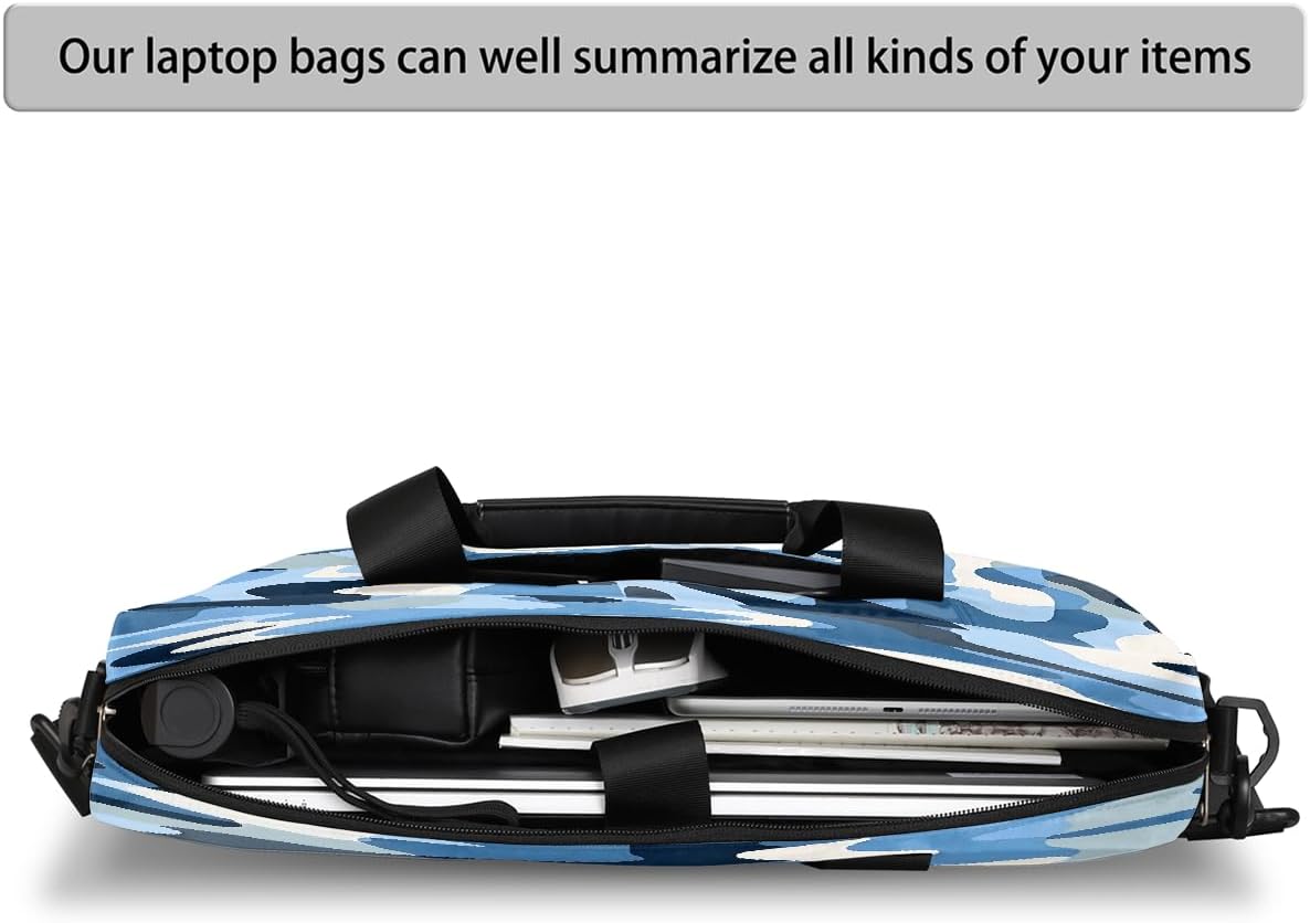 Laptop Shoulder Bag, Computer Laptop Bag Waterproof Laptop Sleeve Case -B26