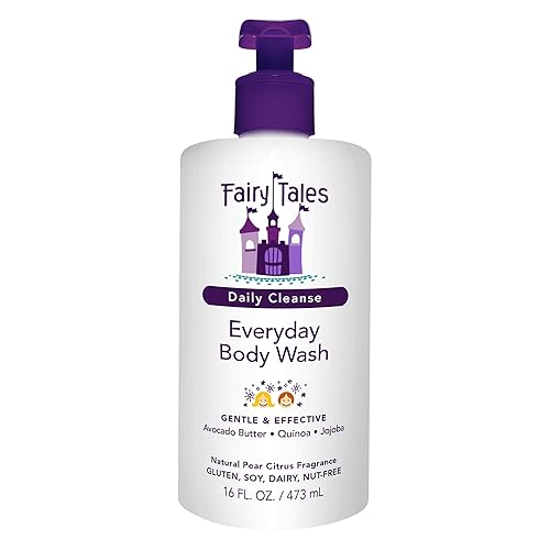Fairy Tales Daily Cleanse - JabĂłn corporal para niños gel de baño o ducha sin productos quĂmicos agresivos ni toxinas 16 onzas Fairy Tales Daily Cleanse - JabĂłn corporal para niños gel de baño o ducha sin productos quĂmicos agresivos ni toxinas 16 onzas