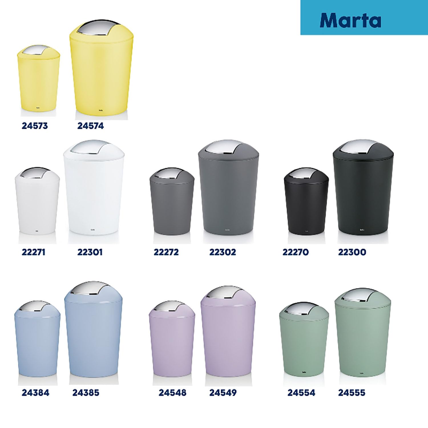 kela Kosz na kosmetyki fioletowy 1,7 l, minikosz na śmieci łazienkowy z uchylną pokrywą, tworzywo sztuczne, MARTA, mały stołowy kosz na śmieci, pastelowy fioletowy matowy