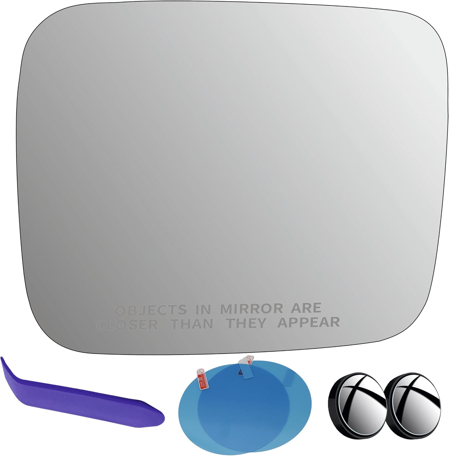 EAP Passenger Side Mirror Glass Compatible with Jeep Renegade 2015-2023, Heated 68294966AA 68290188AA 68295088AA 68290166AA CH1325137 CH1325136