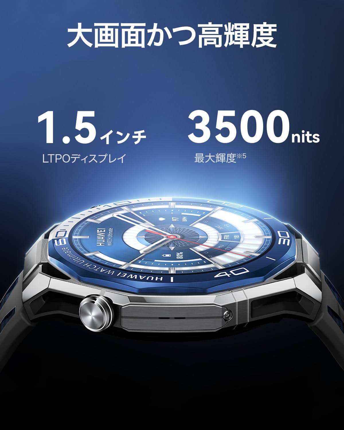 Amazon.co.jp: HUAWEI WATCH Ultimate 2 ダイバーズウォッチ ロング
