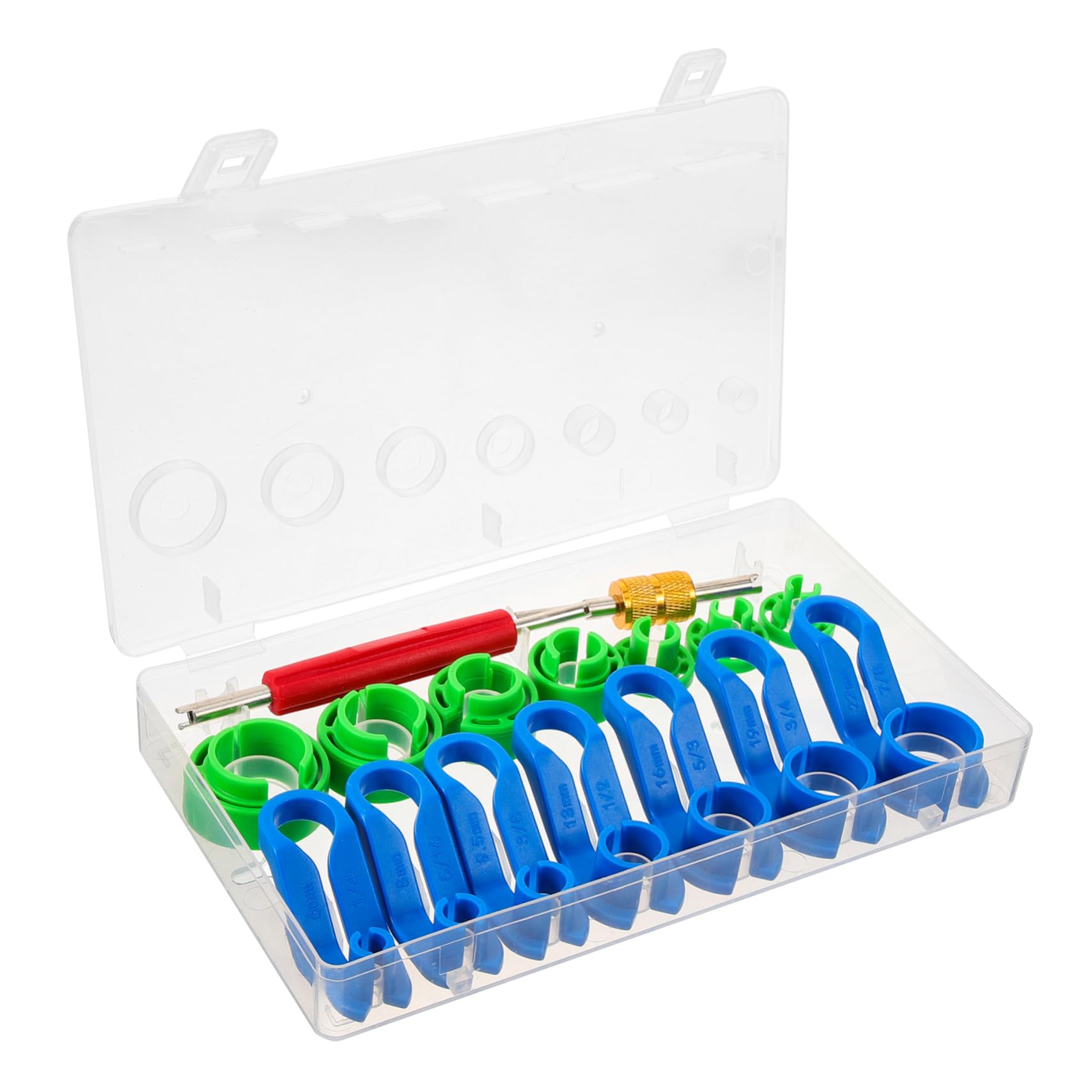Healifty Outil deconnexion Conduite Carburant et kit Outils climatisation Voiture: Plastique Anti-Rayures pour extracteur raccord Rapide et Pince durite Essence