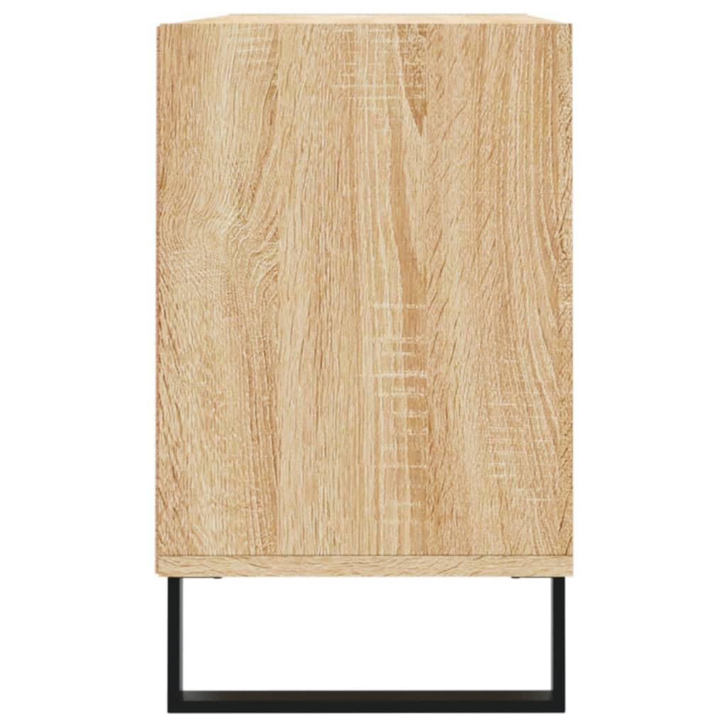 vidaXL Mueble de TV Madera de ingeniería Roble Sonoma 103,5x30x50 cm, Soporte de TV, Banco de TV, Muebles para Equipos de música, aparador de TV
