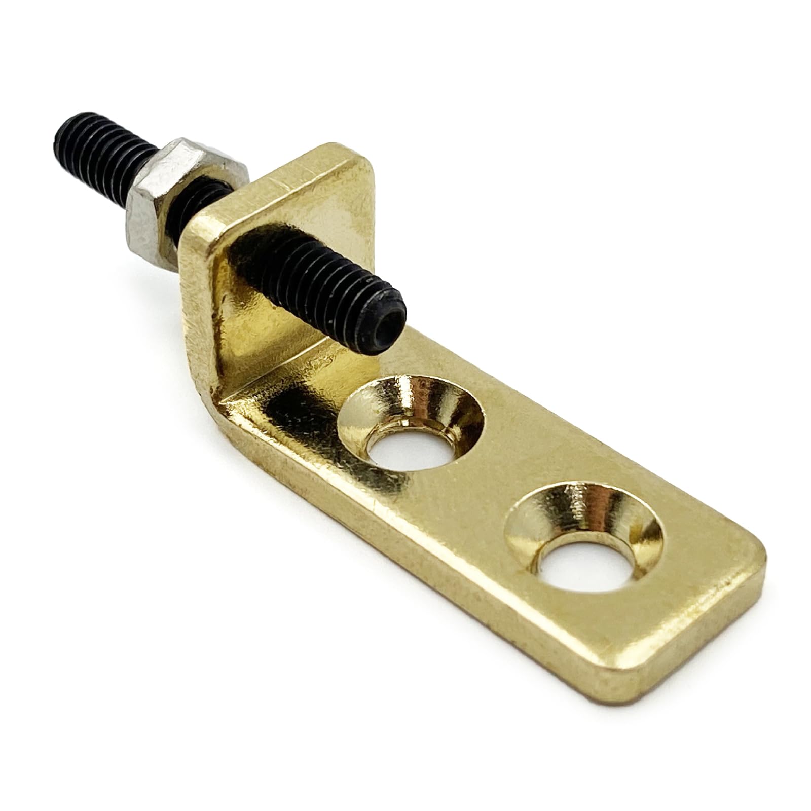 HDOYTXXM Electric Guitar Tremolo Bridge Stabilizer Metal Stopper with Screws and Wrench Electric Part and Floating Bridges Parts