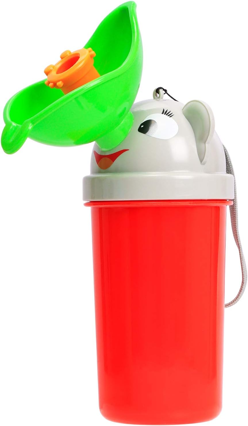 Emoly Portable Baby Child Potty Urinal Emergency Urinal Toilet for Camping Car Travel and Kid Potty Pee Training (Girls)