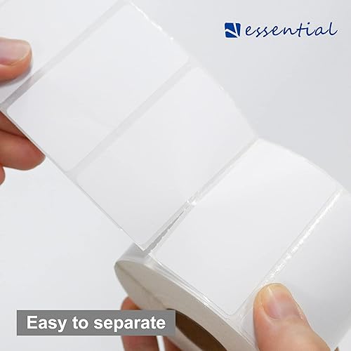 Miniatura 3 de ESSENTIAL Etiquetas de código de barras térmicas directas de 2.25 x 1.25 pulgadas (2.244 in x 1.260 in), etiquetas de envío, compatibles con la