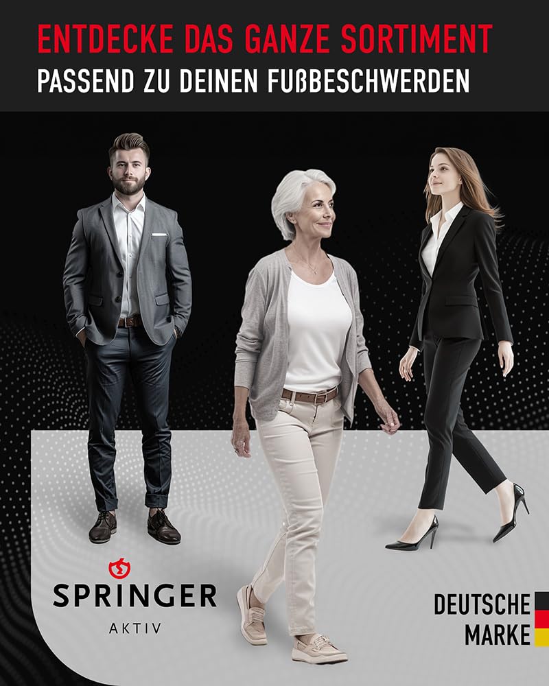 MEDICAL LADY - Orthopädische Einlegesohlen für elegante Damen-Schuhe - Einlagen zur Linderung von Schmerzen bei Knick-, Senk- und Spreizfuß - Atmungsaktive & langlebige Schuheinlagen