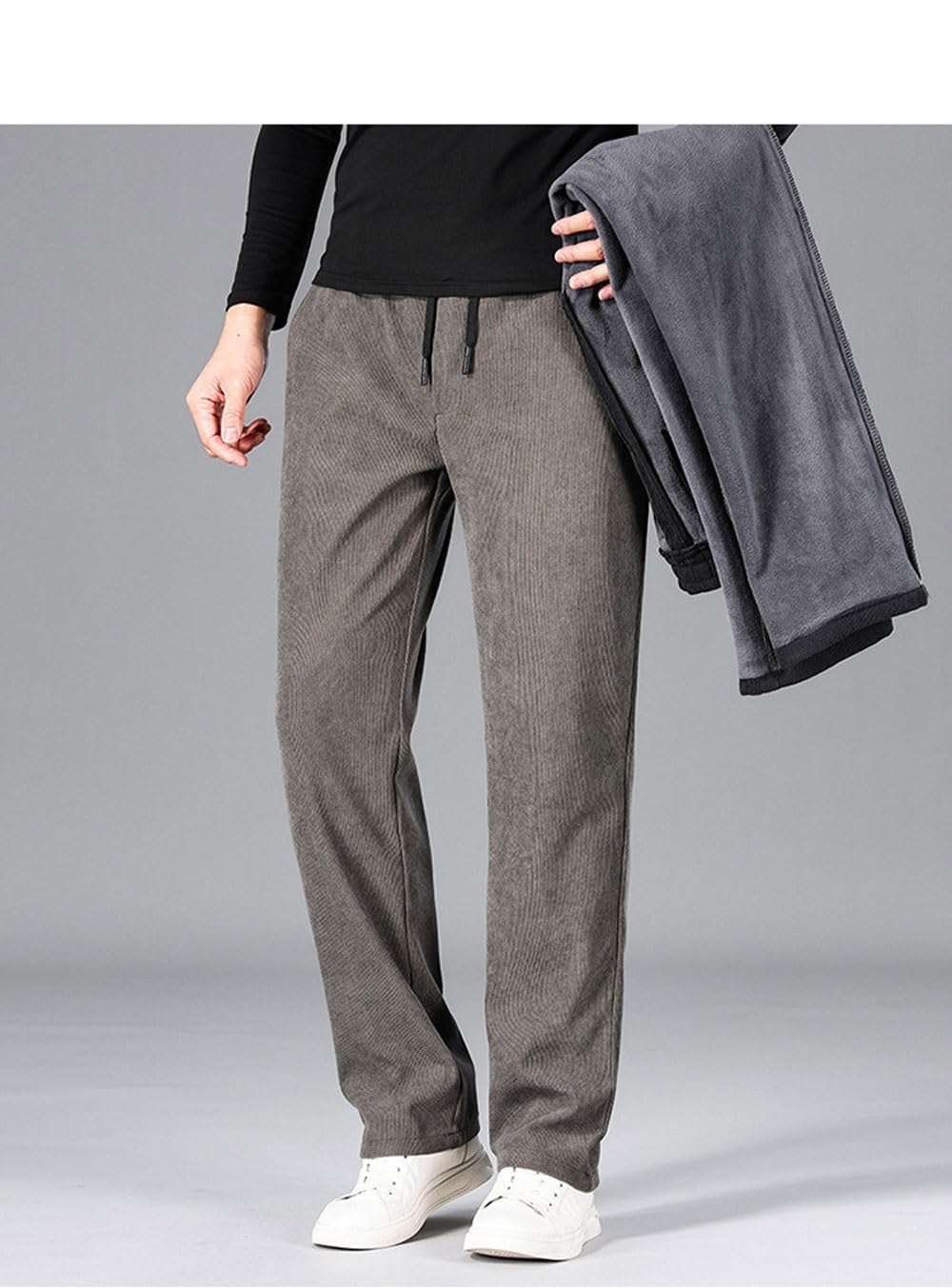 Pantalones De Chándal De Invierno For Hombre Pantalones Deportivos For Hombre Pantalones De Chándal Pantalones Casuales Pantalones De Chándal De Algodón Pantalones De Chándal Con Cordón Y Bolsillos