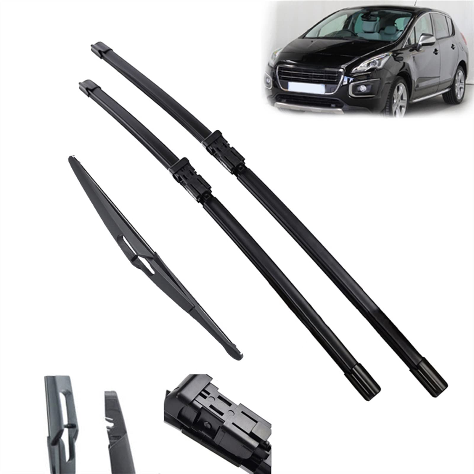 Essuie-Glace Peugeot 3008 MK1 pour Conduire sous la Pluie en Sécurité