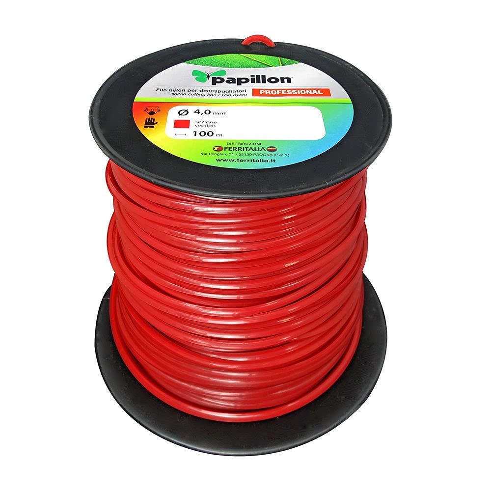 PAPILLON Hilo Nylon Cuadrado Profesional Ø 4,0 Mm (bobina 100 Metros)