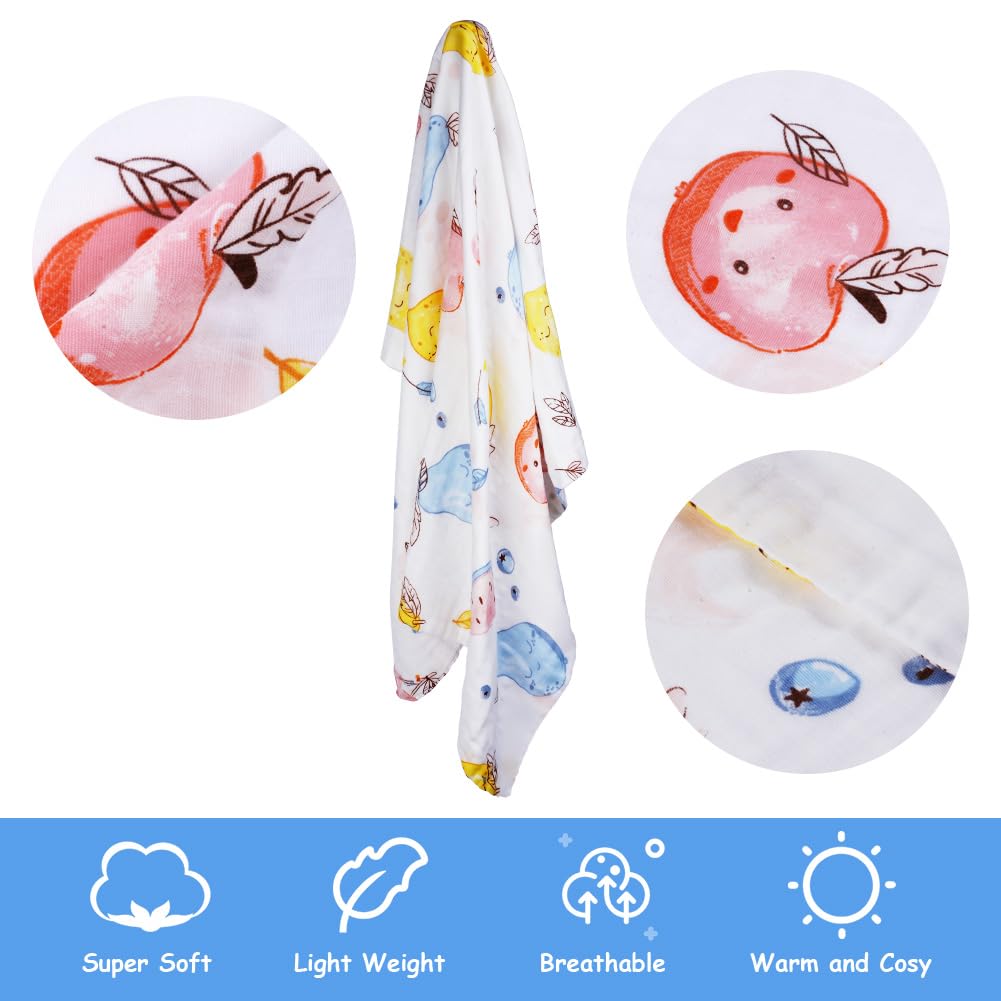 HOTUT Soft 100% Cotton Cellular Baby Blanket, Warm & Cosy, 70cmx86cm, Newborn Gifts for Unisex Toddlers, Boys Girls - Image 3