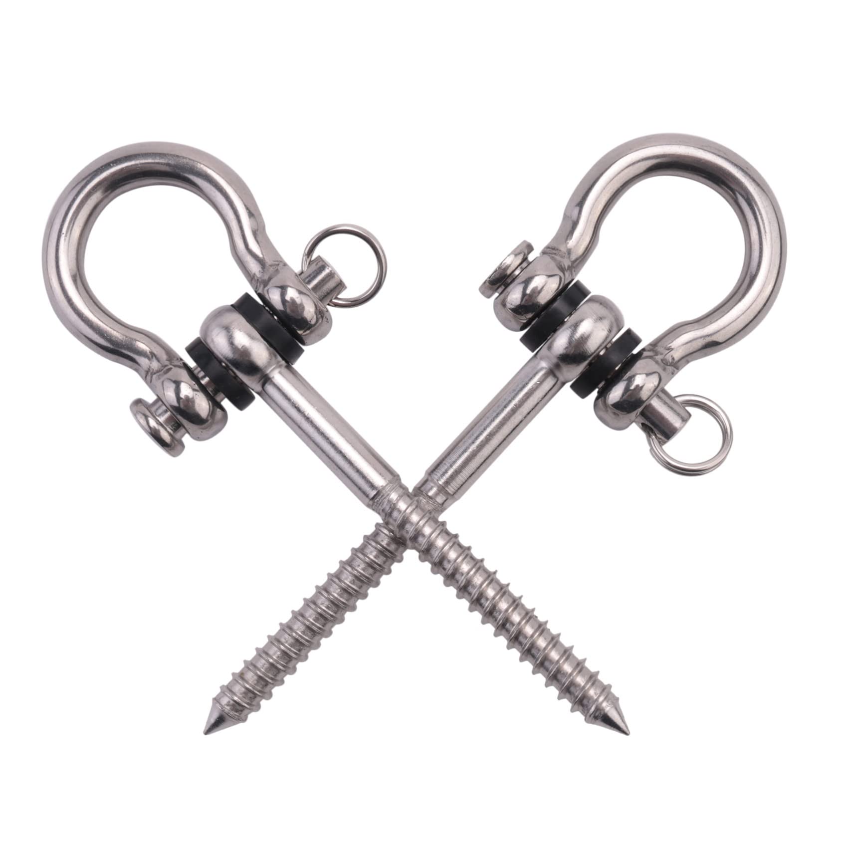 Osmond 2 pz 304 Acciaio Vite Staffa Heavy Duty 180 ° Swing Hanger Yoga Amaca Sedia Sandbag Hardware Swing Set