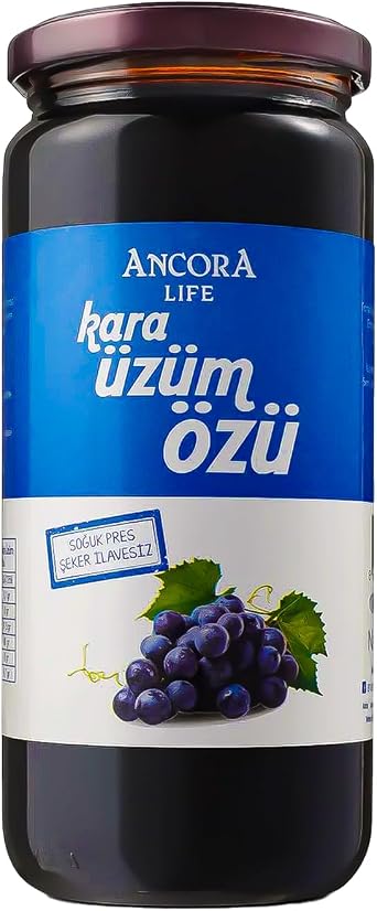 Black Grape Extract Cold Squeeze Without Sugar Addition 640 Gr, Black Grape Extract