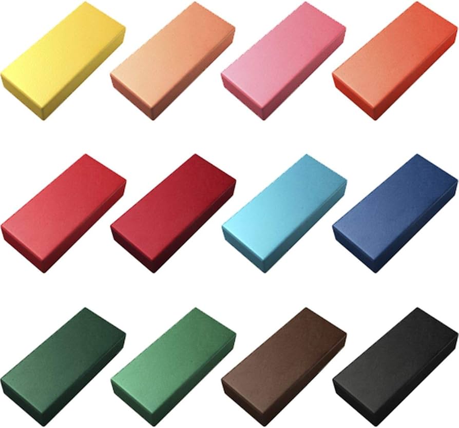 Lapis de Cera Gizao 12 Cores Cera Vegetal Tijolinho - Caixa com 12