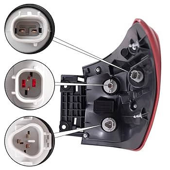 Brock Replacement Driver's Tail Light Assembly Quarter