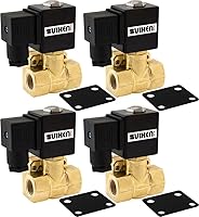 VixenAir VXF4038-4 3/8" NPT High Flow Normally Closed Solenoid Valves 12V 250 PSI - 4 Pack Air Ride Suspension