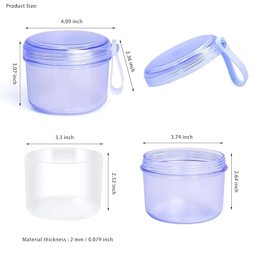 Miniatura 3 de Estuche de dentadura grande mejorado 2023, caja de baño sin fugas, caja de limpieza de retenedor, cuidado limpio completo para dentaduras, frenillos