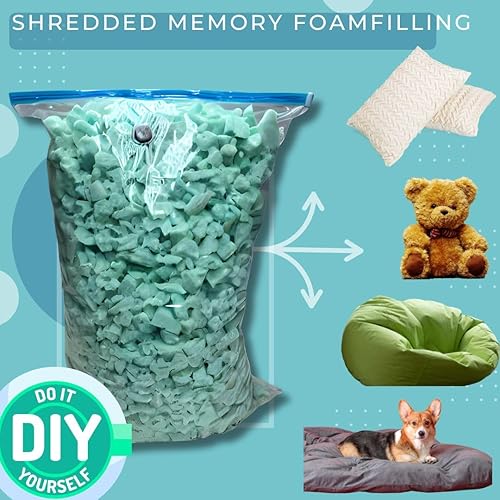 Miniatura 2 de Repuesto de relleno de espuma viscoelástica triturada de alta calidad para bolsas de frijoles, sillas, camas de mascotas, almohadas, cojines y