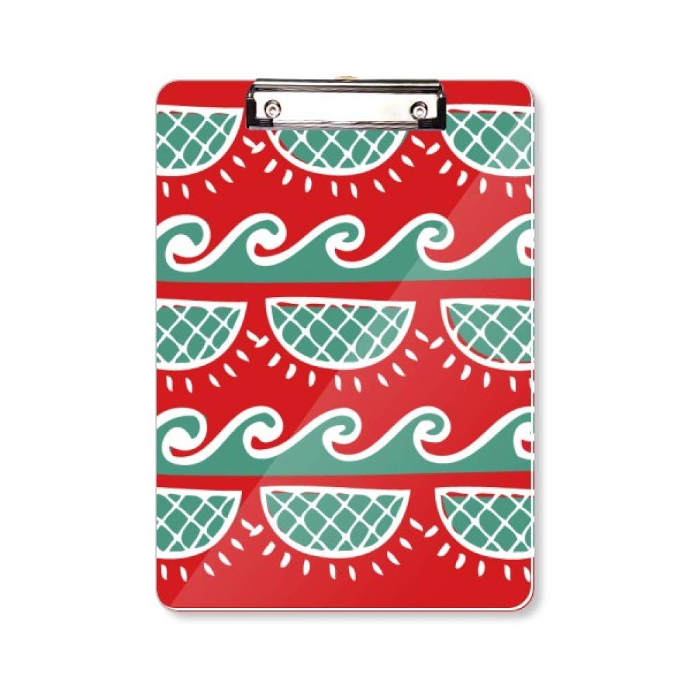 Porte-bloc Wave Mexico Totems Plaque de support A4 pour écriture - 5