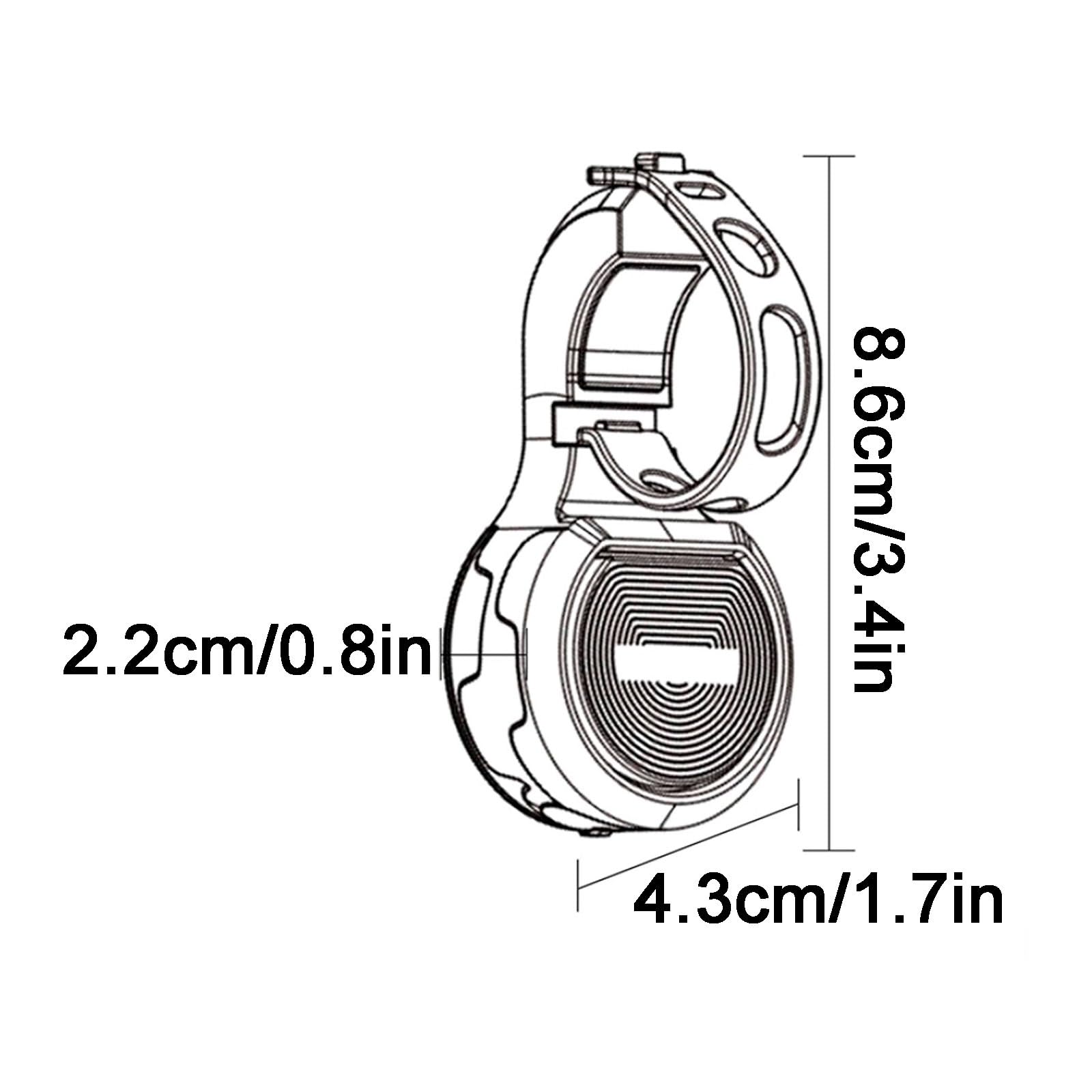 Głośny plastikowy dzwonek rowerowy rower górski klakson elektryczny super głośny dzwonek o wysokim poziomie decybeli odpowiednia średnica kierownicy: 2,2 cm-3,2 cm lekki