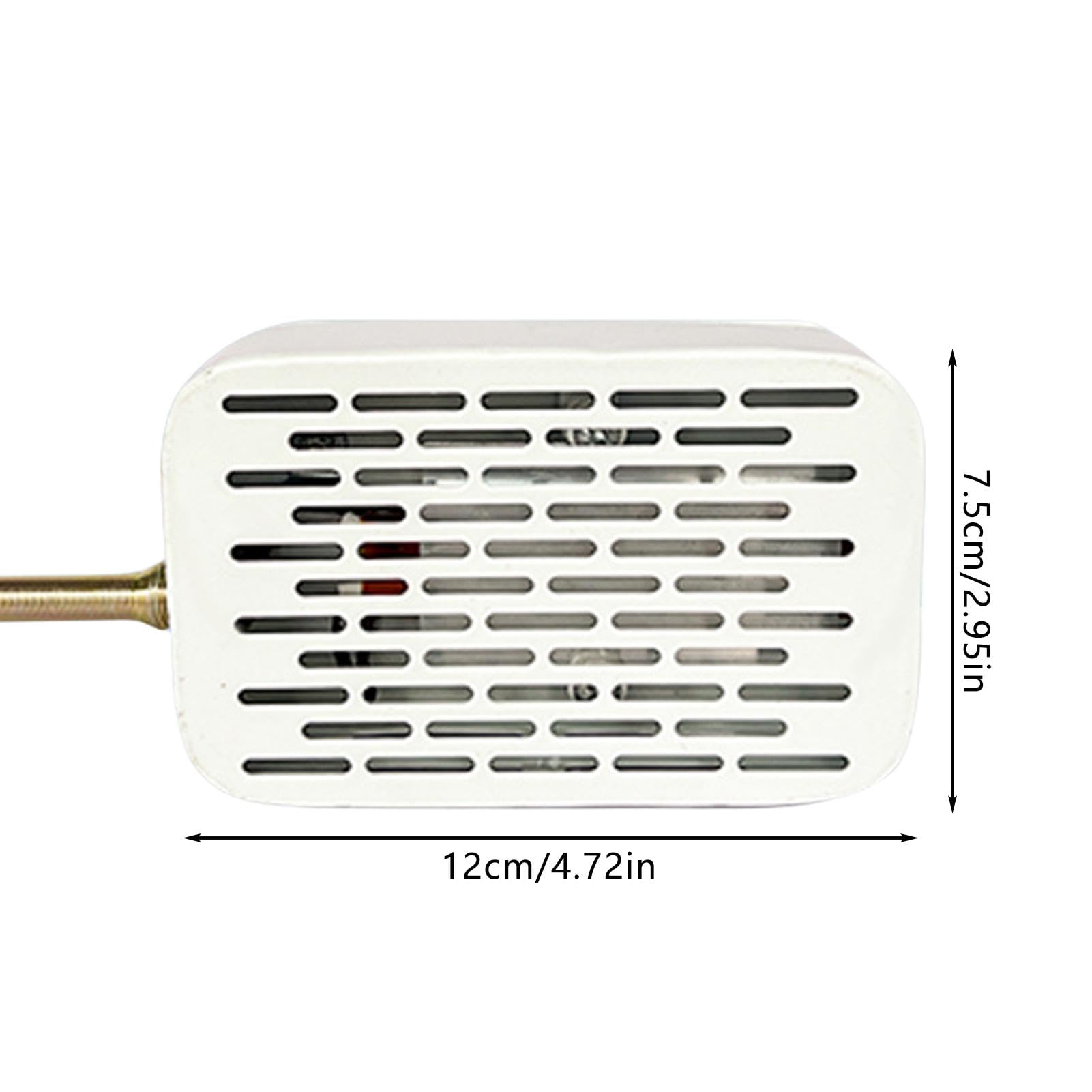 Vogelwärmer für Käfig, Vogelkäfig-Licht - Vogelheizung und Lampe Exquisite und kompakte Vogelkäfigleuchte spart Strom für Papageien, kleine Vögel, Reptilien, Schildkröten, Schlangen, 12 x 7,5 cm