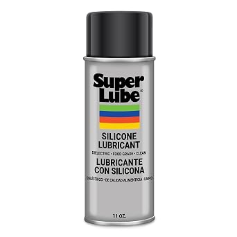 Super Lube Silicone Lubricant - General-Purpose Aerosol - NSF Rated Food Grade - Corrosion Inhibitor - Moisture Resistant - Rubber-Safe Silicone Spray - Translucent Clear - Aerosol - 11 oz 91110