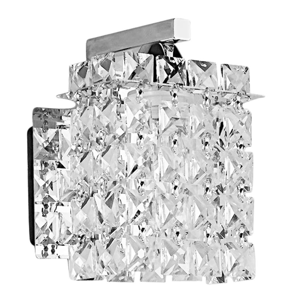 Uonlytech Lampada Da Parete in Cristallo Per Interno Camera Da Letto Lampada Da Comodino Design Elegante Applique Da Parete