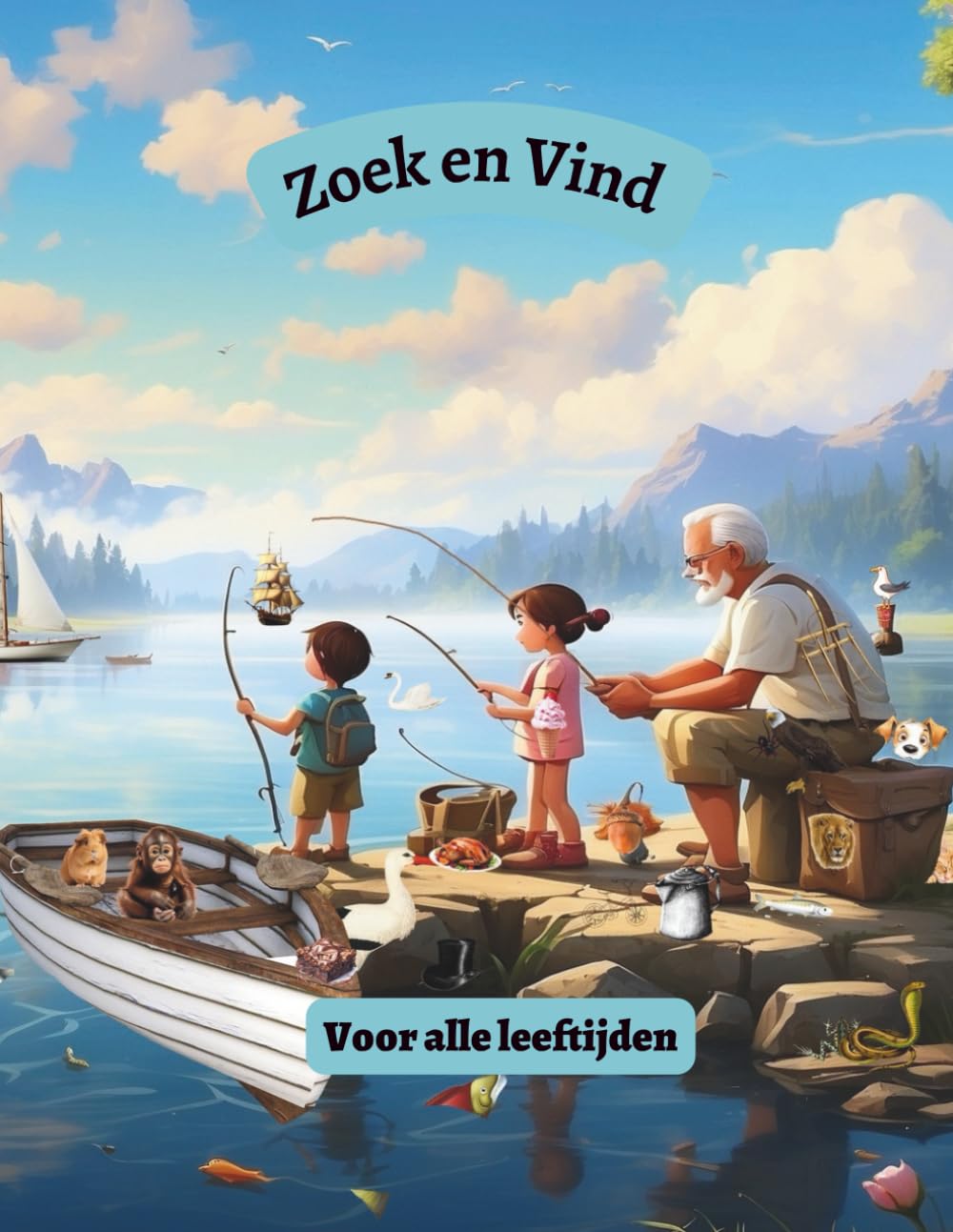 Zoek en Vind Voor alle leeftijden: Een vrolijk zoekboek met verborgen objecten vol fantasie, avontuur en ontdekkingsplezier