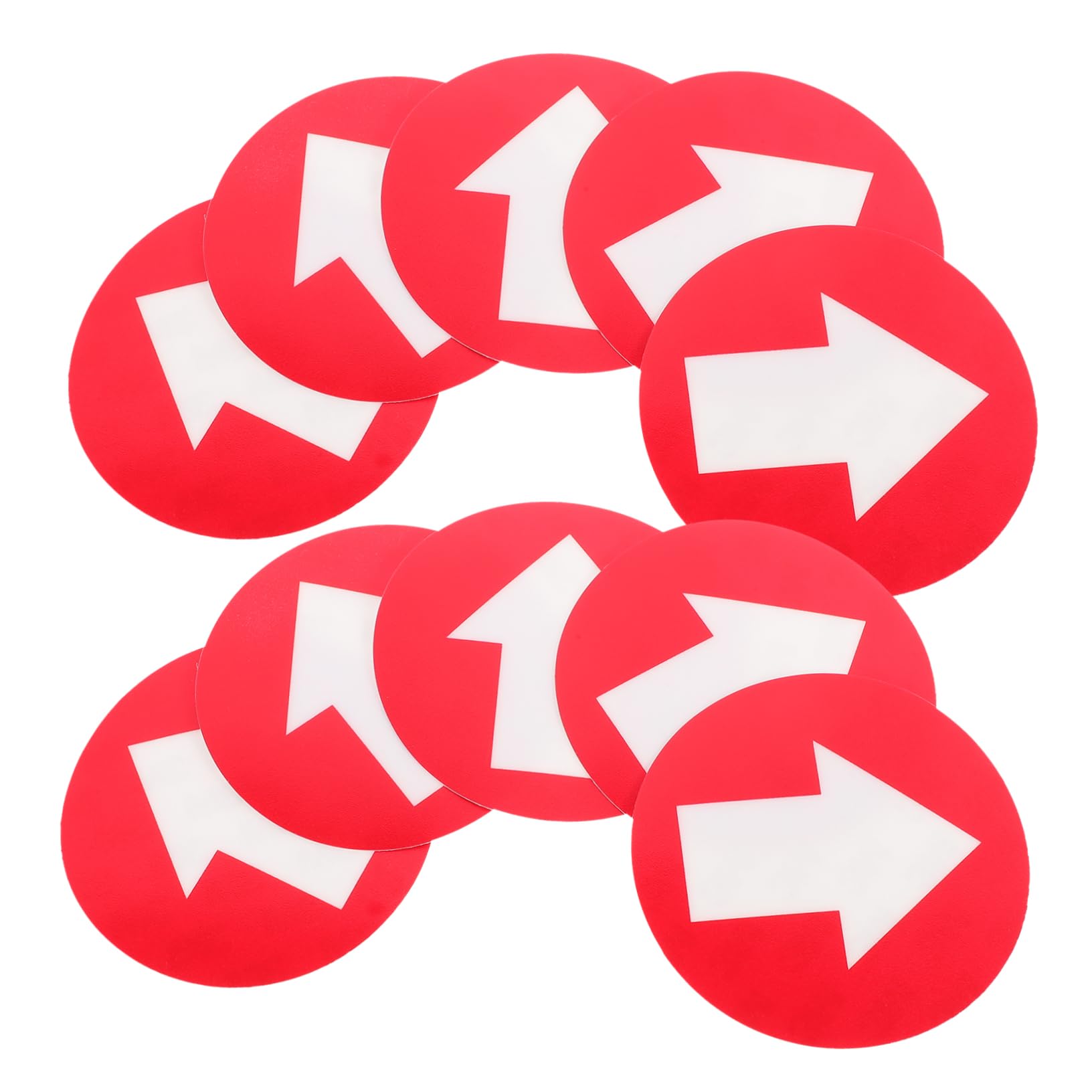 CORHAD 10pcs Reflective Arrow Markers Trail Markers for Driveway Hunting Adhesive Back for Easy Installation