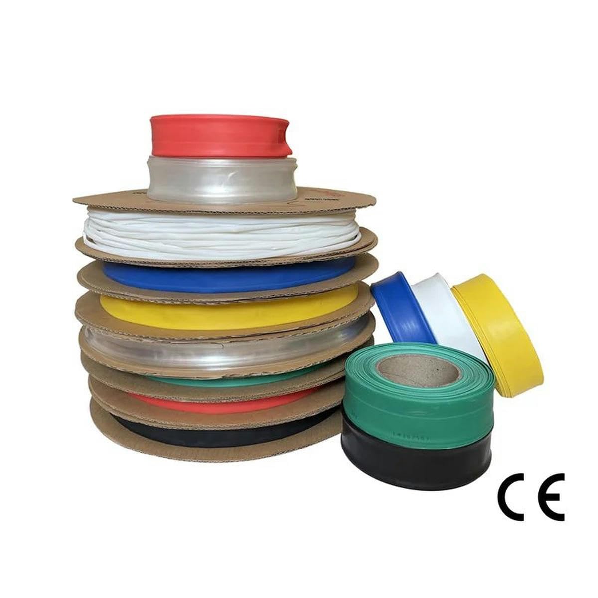1 metr 2:1 przezroczysta czarna przezroczysta rura termokurczliwa rury termokurczliwe zestawy drutów sprzedają złącze tulei kablowej DIY naprawa-120mm-1 metr