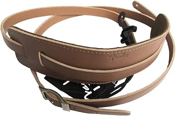 Fender Super Deluxe Vintage-style Guitar Strap, 2in, Natural
