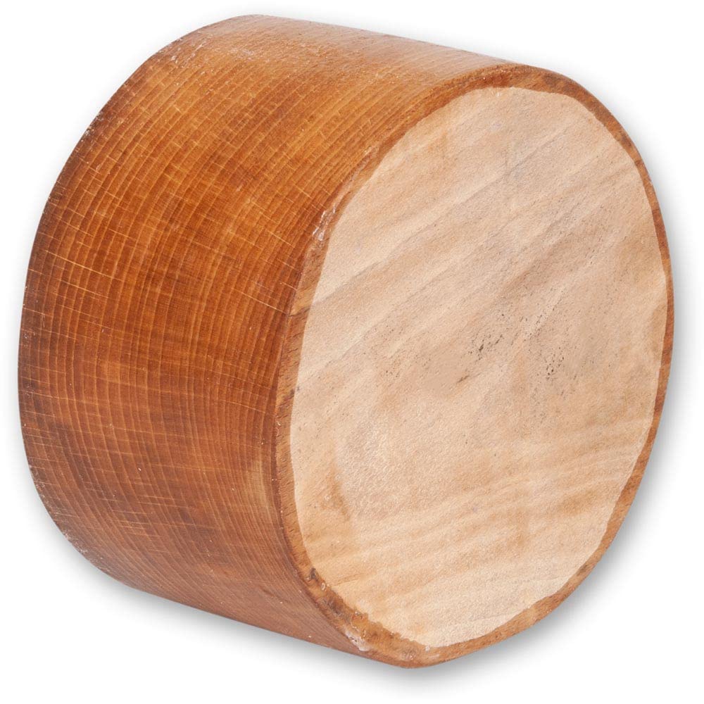 Axminster Woodturning Beech Wood 6" x 3" Rustic Bowl Blank - 3 oz Capacity