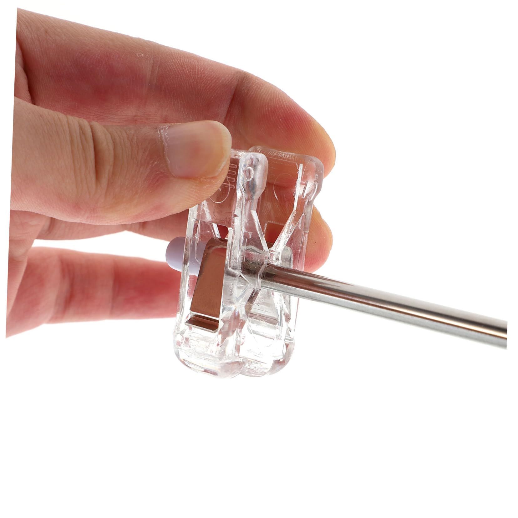 Soporte de Fondo de Mesa Mini Ajustable en Forma de T, Acero Inoxidable