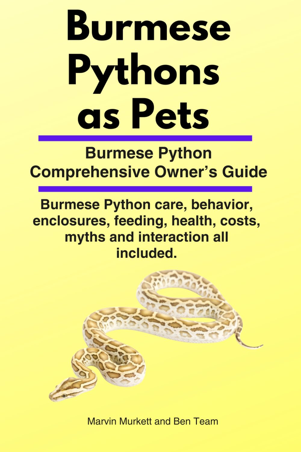 Burmese Python As Pets. Burmese Python care, behavior, enclosures, feeding, health, costs, myths and interaction all included.