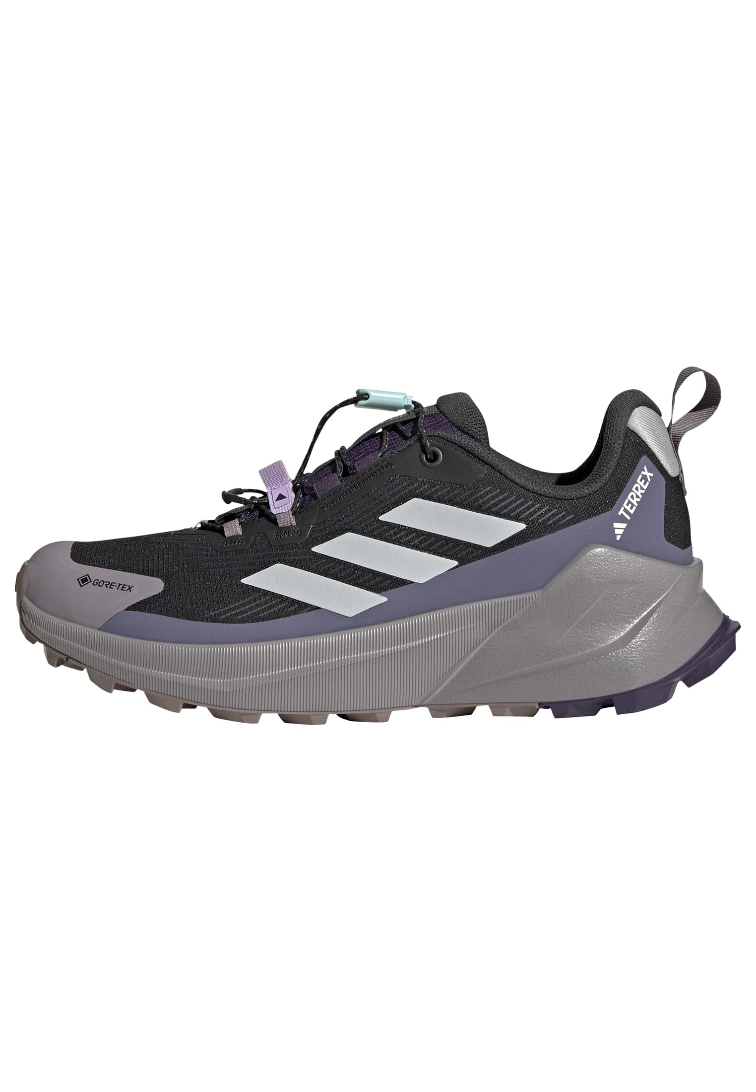 adidas Women's Terrex Trailmaker 2 Gore-TEX Speed LACE Hiking Shoes, Core Black/Grey Two/Preloved Violet, 3.5 UK
