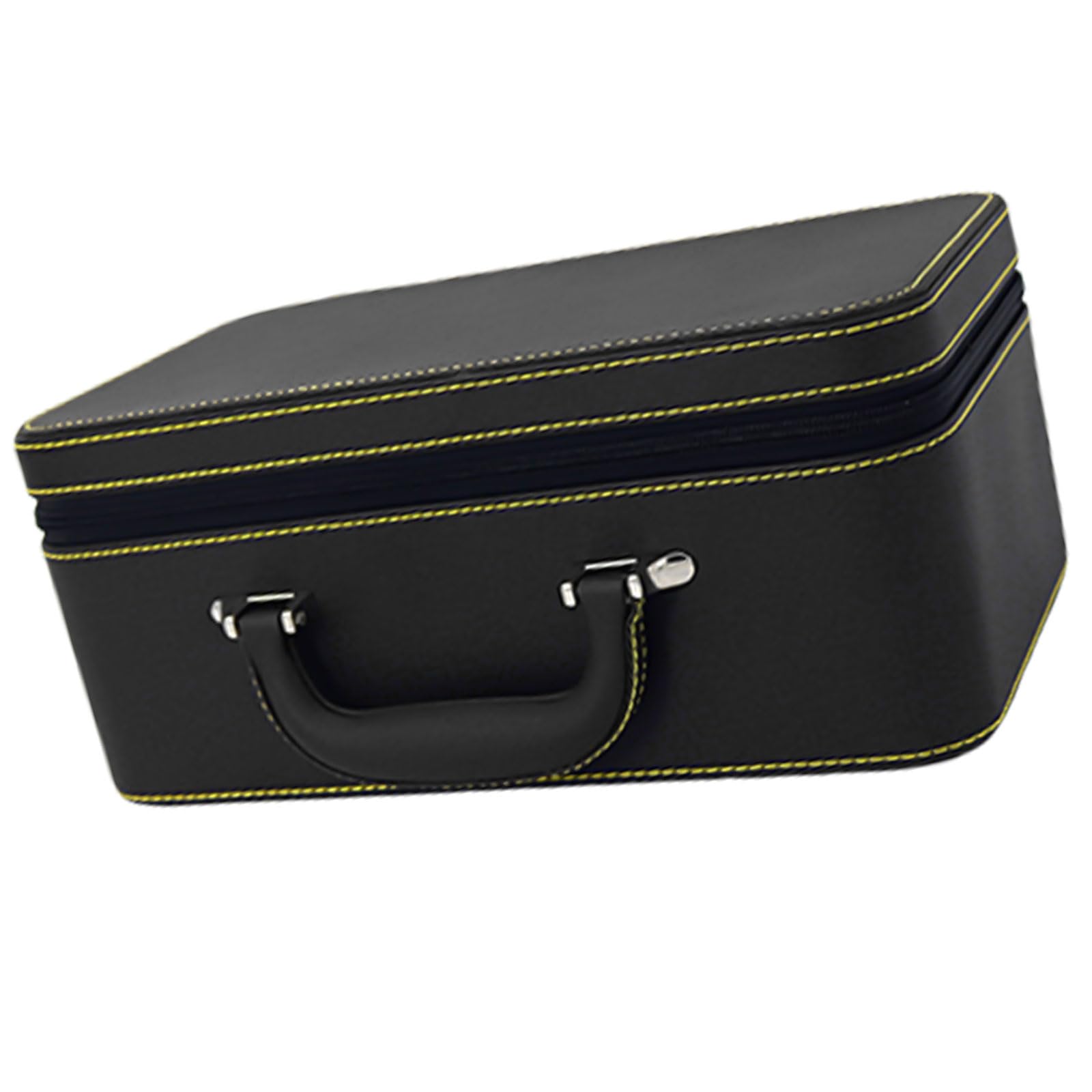 YPBEW Practical Sturdy Leather Jewelry Container Drawers Home Accessory Portable Decoration for Collectors and Enthusiasts Travel Friendly Jewelry Case