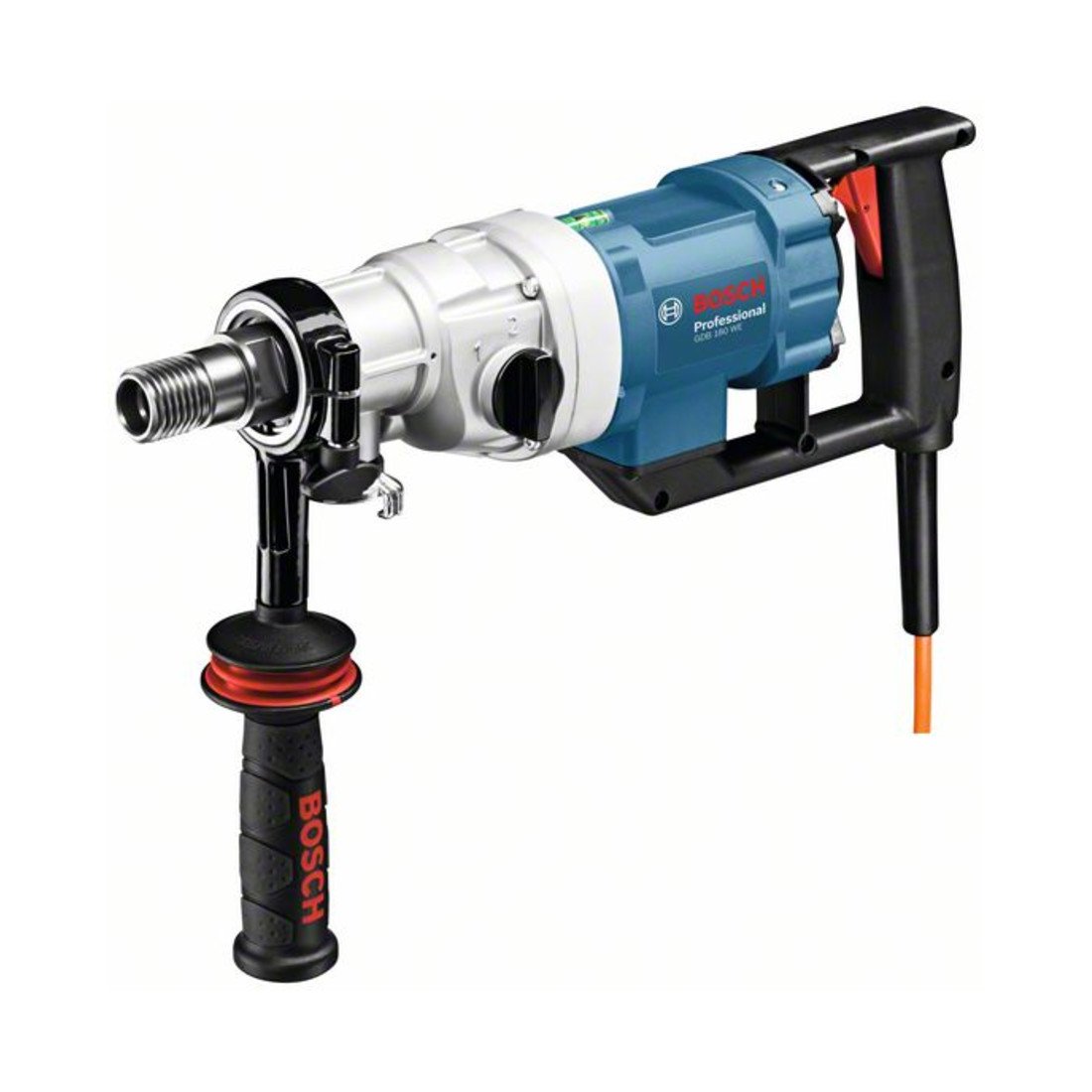 Bosch Professional perforadora de diamante p. aplicaciones en húmedo GDB 180 WE (5,2 kg, 2000 W, 230 V, rango de perforación 180 mm, incl. adaptador aspiración polvo, válvula de bola, maletín)