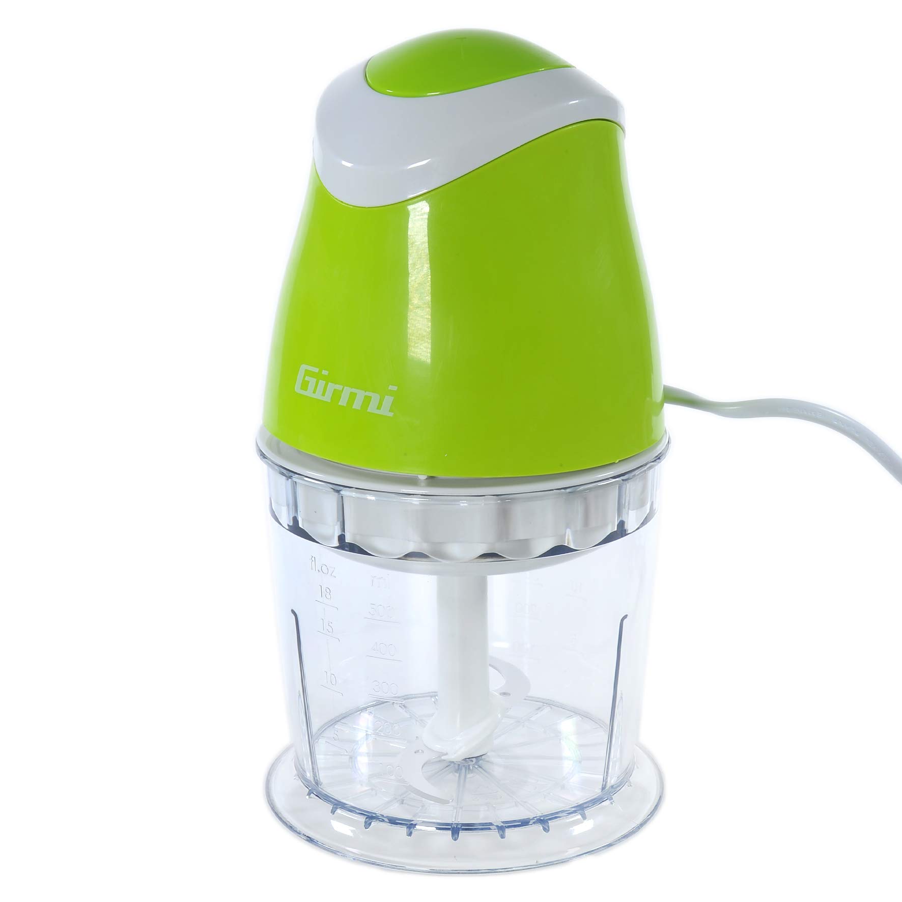 Hachoir plastique vert Girmi TR0103 petit robot de cuisine 350 watts