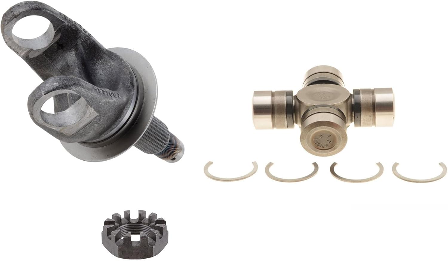 Spicer Dana 60 Axle Stub Shaft Nut And U Joint Compatible With Dodge Ram 2500 3500 2000-2003
