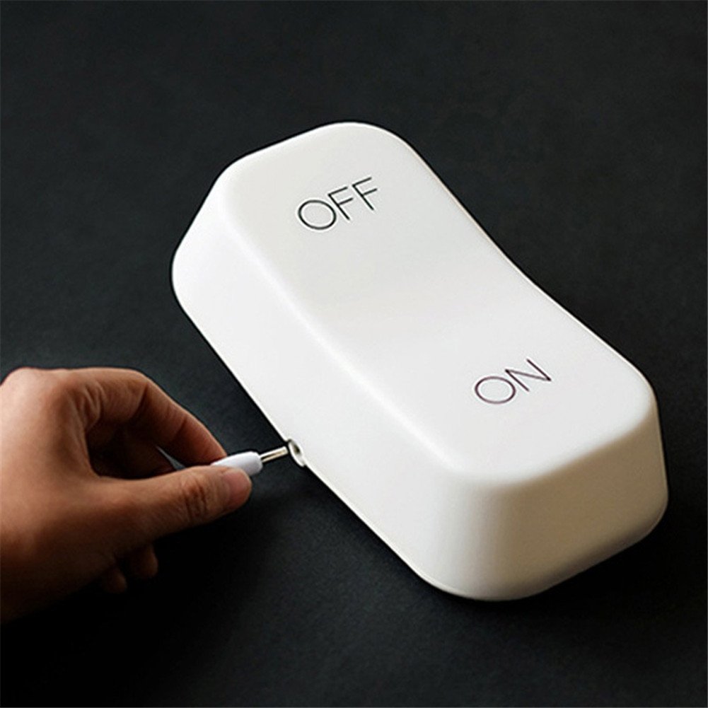 GS NEUF Creative LED Lumière de nuit gravité Induction Interrupteur on/off lampe économie d'énergie lumières Décoration de chambre à coucher de chevet avec câble de chargement