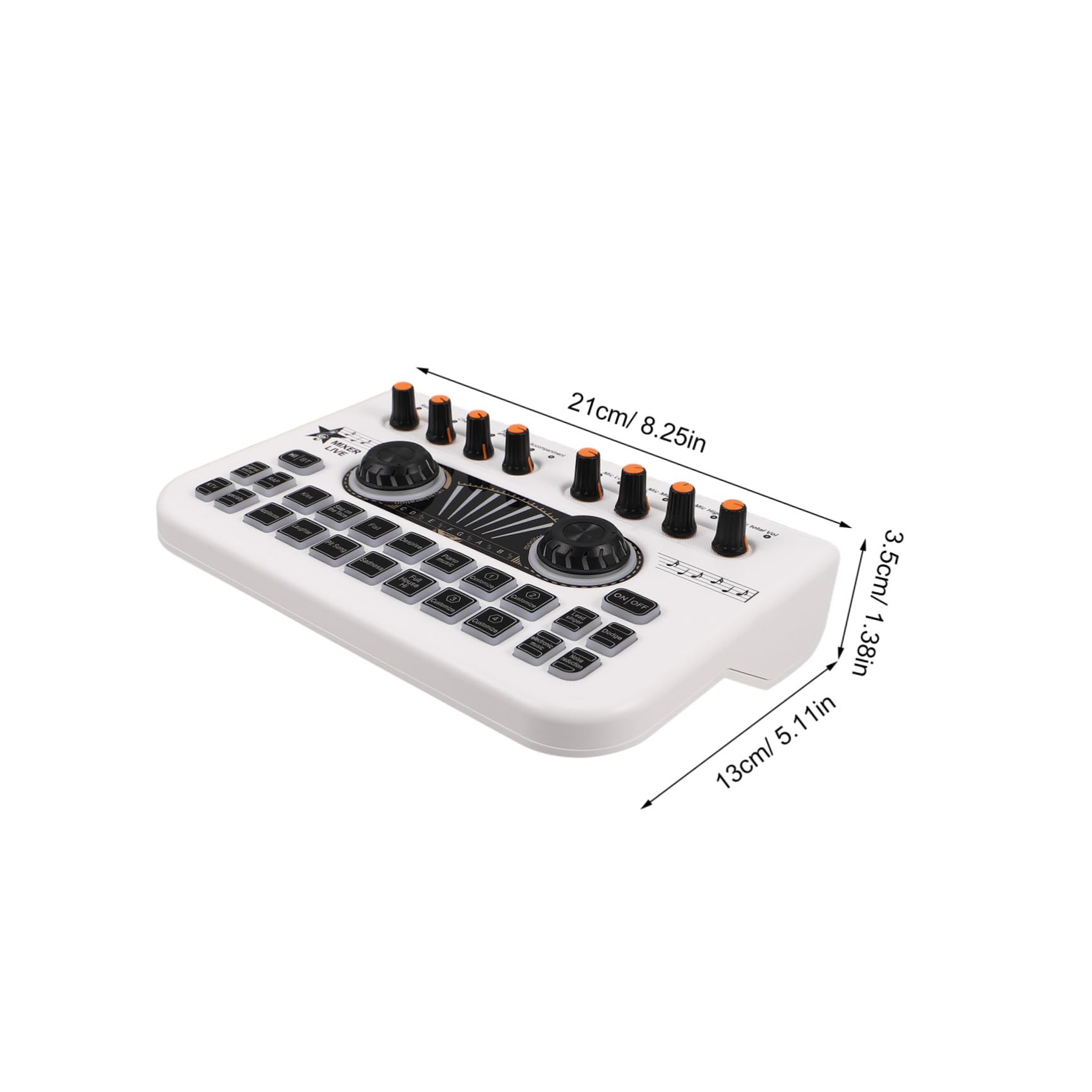 TOYANDONA Mezclador De Sonido De Karaoke Mezclador De Audio Profesional Para Dj Consola De Mezclas Equipo De Transmisión De Juegos Transmisión