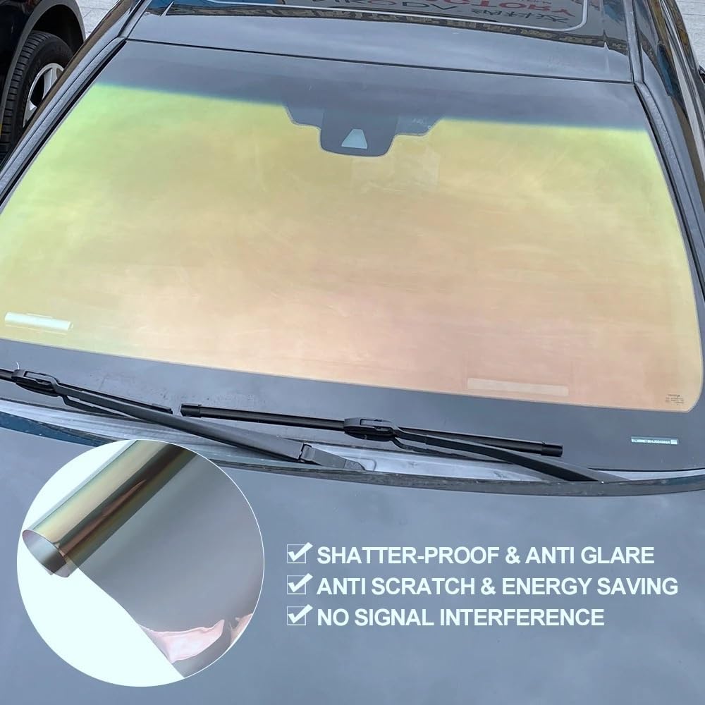 Laminas para Tintar Lunas Coche 1x300CM Láminas for Ventanas de automóviles ecológicas Película for Tintado Laterales Películas protección Solar con Aislamiento térmico