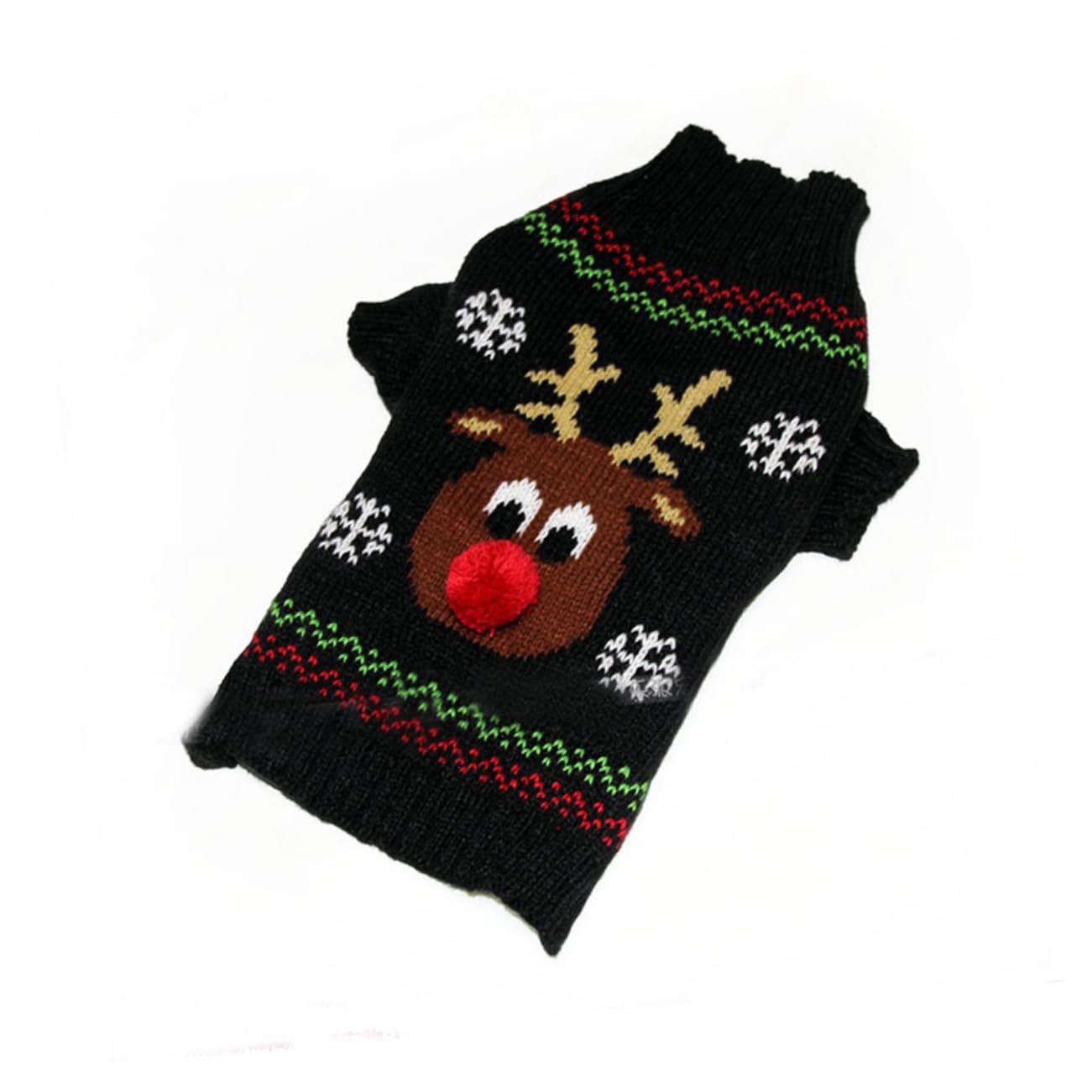 Housoutil 3St Herbstpullover Hunde Niedlich mittlerer Hund Kleiner Hundepullover Cartoon-Pullover Kleider Kleidung Hundeweihnachtspullover Welpenpullover Karikatur