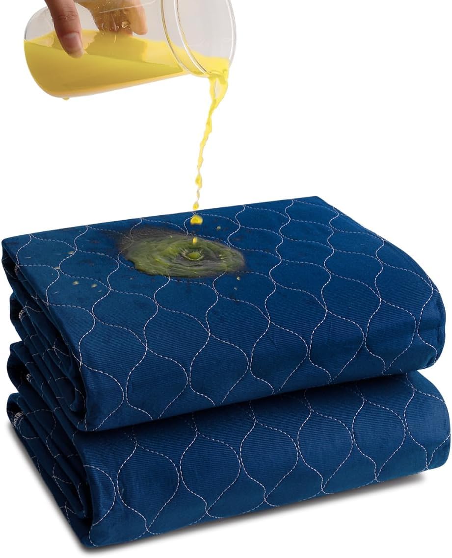 Alsunny® Hide - Almohadillas antimanchas para camas para adultos con incontinencia, 36 x 72 pulgadas (paquete de 2), almohadillas de cama para incontinencia, lavables extragrandes, mantas impermeables