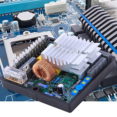 Regulador de Voltaje Automático SR-7-2G, Accesorios de Generador para Generador sin Escobillas, Regulador 5A con de Protección Completo, Compatible con Alternadores M.A hasta 85