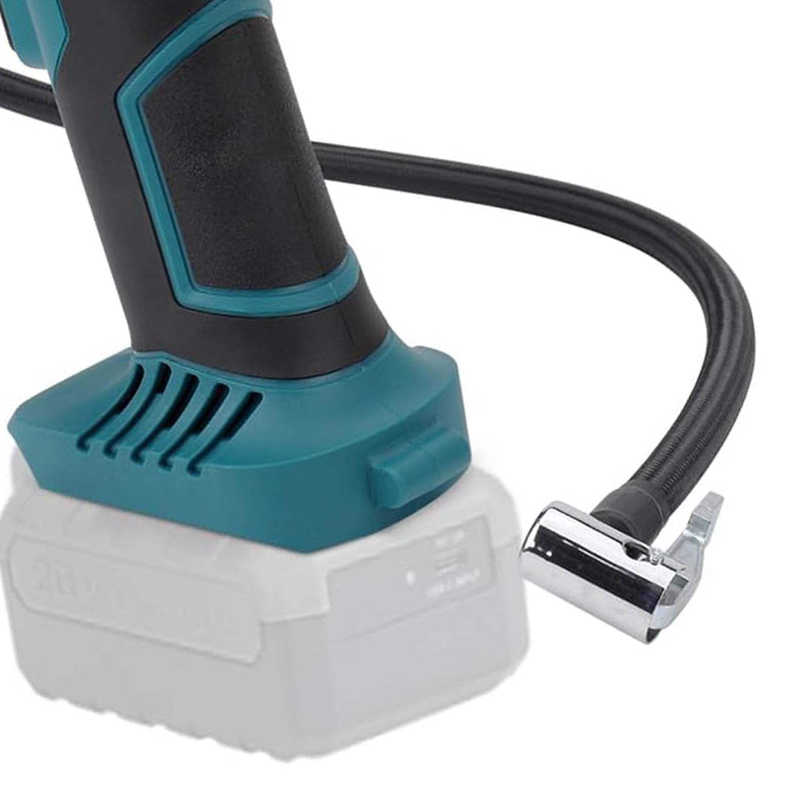 Generic Wielofunkcyjna Pompka Samochodowa 120PSI Odporna na Zużycie Bezprzewodowa Pompka do Opon dla BL1820 BL1830 BL1840 BL1850 BL1860 dla SUV-ów Rowery Pontony