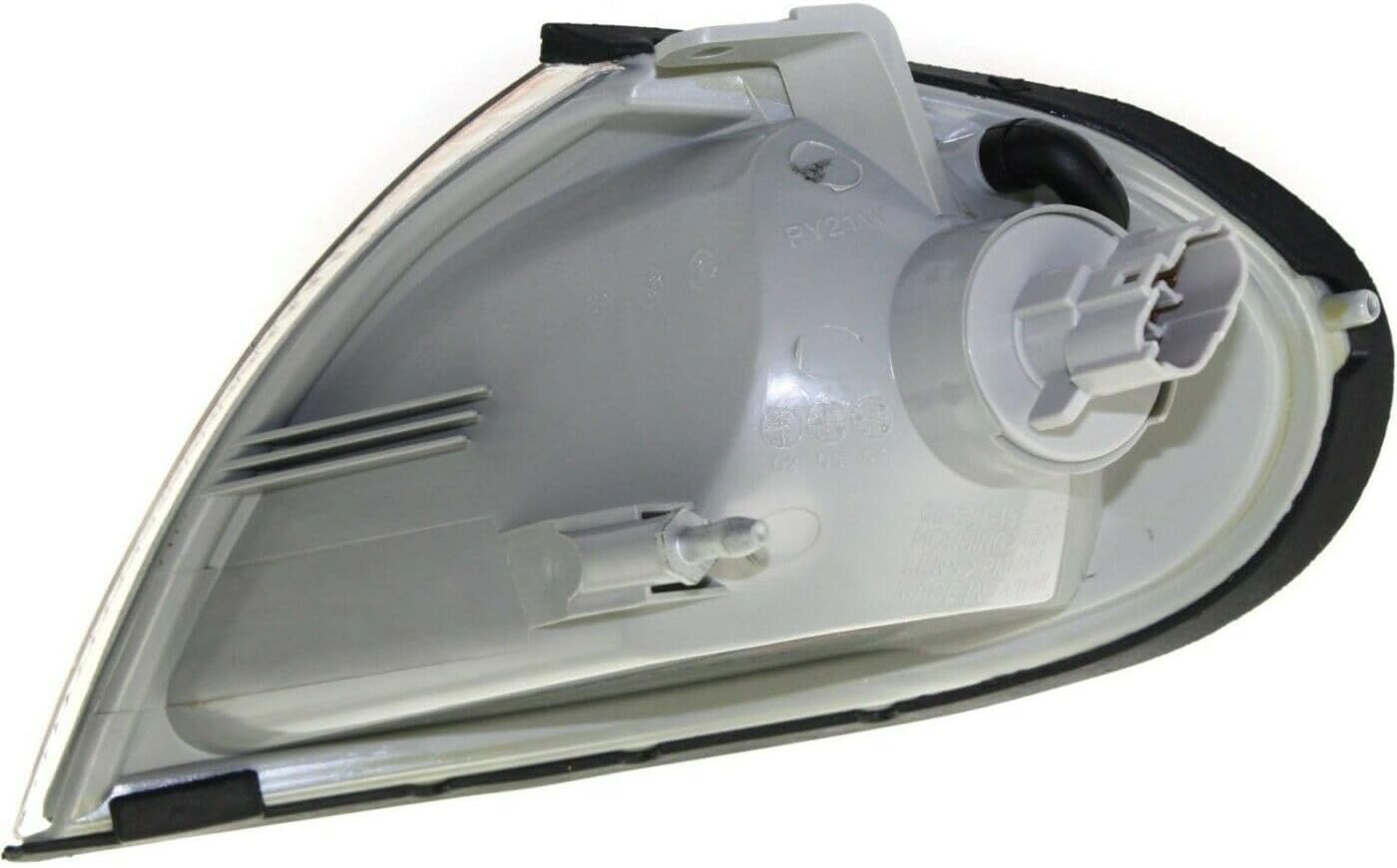 2pcs Signal Light Left Right Side Plastic Lens Clear & Amber Lamp Corner Incandescent with for Hyundai for Elantra 1999-2000 with Bulbs Assembly 9230129550