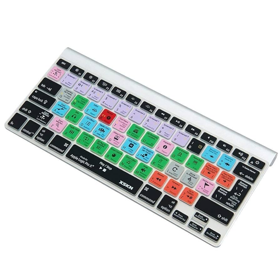 KB Covers Logic Pro X QWERT ー 18343 8518 KB Covers KB Keyboard for Logic Pro KBKYBD-LOG-AK-W B&H Photo
